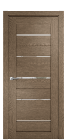 Дверь межкомнатная Strada 15 Цвет Дуб Мускат Покрытие Шпон натуральный  Наличник L 75 Цена 43100