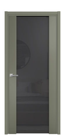 Дверь межкомнатная Vario 11 Цвет Зеленый Покрытие Эмаль  Наличник L 50 Цена 51930