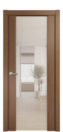 Дверь межкомнатная Варио 11 Цвет Дуб Темный Покрытие Шпон натуральный  Наличник L 75 Цена 53050