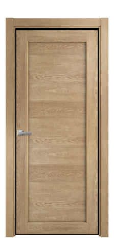 Дверь межкомнатная Strada 01 Цвет Дуб Светлый Покрытие Шпон натуральный  Наличник L 75 Цена 45050