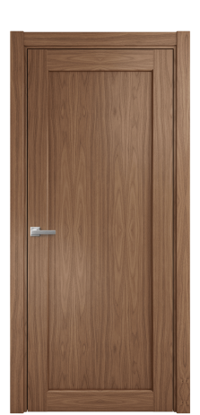 Дверь межкомнатная Strada 01 Цвет Американский Орех Покрытие Шпон натуральный  Наличник L 75 Цена 50500