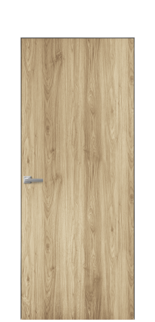 Дверь межкомнатная Secret Цвет Орех NY светлый Покрытие ПВХ WOOD NATURAL Наличник Скрытый короб хром Цена 34904