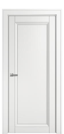 Дверь межкомнатная Belluno 1 Цвет Белый Покрытие Эмаль  Наличник Komo 90 Цена 52515