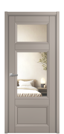 Дверь межкомнатная Беллуно 3 Цвет Какао Покрытие Эмаль  Наличник L 50 Цена 57675