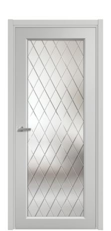 Дверь межкомнатная Stripe 1 Цвет Гриджио Покрытие Эмаль  Наличник L 50 Цена 44868