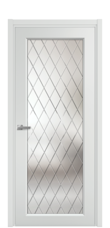 Дверь межкомнатная Stripe 1 Цвет Зеленый Покрытие Эмаль  Наличник L 50 Цена 44868