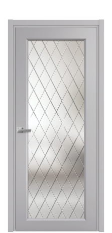 Дверь межкомнатная Stripe 1 Цвет Лиловый Покрытие Эмаль  Наличник L 50 Цена 44868