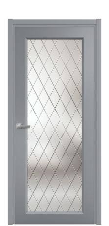 Дверь межкомнатная Stripe 1 Цвет Коричневый Покрытие Эмаль  Наличник L 50 Цена 44868