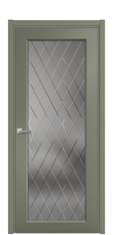 Дверь межкомнатная Stripe 1 Цвет Антрацит Покрытие Эмаль  Наличник L 50 Цена 44868