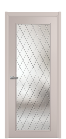 Дверь межкомнатная Stripe 1 Цвет Пудра Покрытие Эмаль  Наличник L 50 Цена 38524