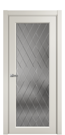 Дверь межкомнатная Stripe 1 Цвет Дымчатый Покрытие Эмаль  Наличник L 75 Цена 39274