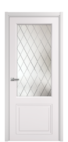 Дверь межкомнатная Stripe 2 Цвет Галечный Покрытие Эмаль  Наличник L 50 Цена 44868