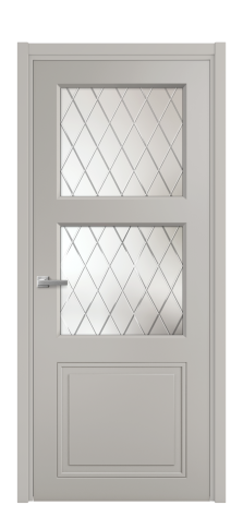 Дверь межкомнатная Stripe 3 Цвет Ирис Покрытие Эмаль  Наличник L 50 Цена 43475