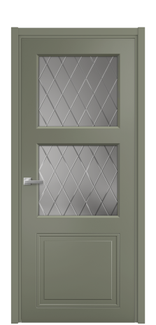 Дверь межкомнатная Stripe 3 Цвет Антрацит Покрытие Эмаль  Наличник L 50 Цена 44868