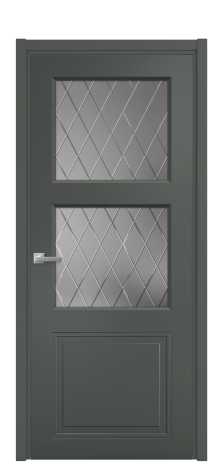 Дверь межкомнатная Stripe 3 Цвет Какао Покрытие Эмаль  Наличник L 50 Цена 43475