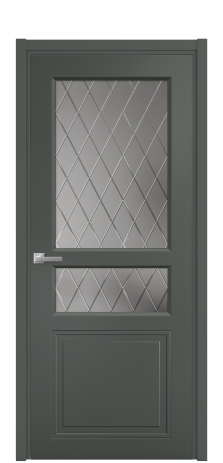 Дверь межкомнатная Stripe 4 Цвет Какао Покрытие Эмаль  Наличник L 50 Цена 43475