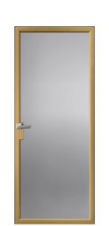Дверь межкомнатная Frame 01 Цвет Латунь Покрытие Алюминий  Наличник Скрытый короб Цена 90313