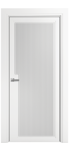 Дверь межкомнатная Step 03 Цвет Белый Покрытие Эмаль  Наличник Arno 110 Цена 48625