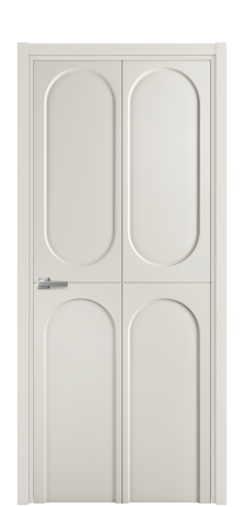 Дверь межкомнатная Anse 4 Цвет Дымчатый Покрытие Эмаль  Наличник L 50 Цена 36974