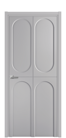 Дверь межкомнатная Ансе 4 Цвет Галечный Покрытие Эмаль  Наличник L 50 Цена 45918