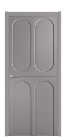 Дверь межкомнатная Ансе 4 Цвет Ирис Покрытие Эмаль  Наличник L 50 Цена 44475