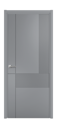 Дверь межкомнатная Mezzo 13 Цвет Коричневый Покрытие Эмаль  Наличник L 50 Цена 43818