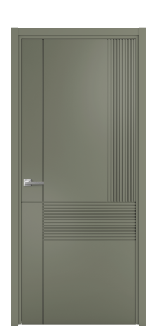 Дверь межкомнатная Mezzo 13 Цвет Антрацит Покрытие Эмаль  Наличник L 50 Цена 43818