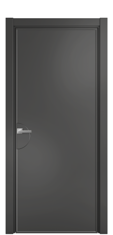 Дверь межкомнатная Лайн 2 Цвет Антрацит Покрытие Эмаль  Наличник L 75 Цена 51168