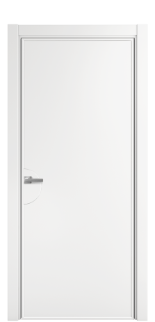 Дверь межкомнатная Line 2 Цвет Белый Покрытие Эмаль  Наличник L 75 Цена 44665