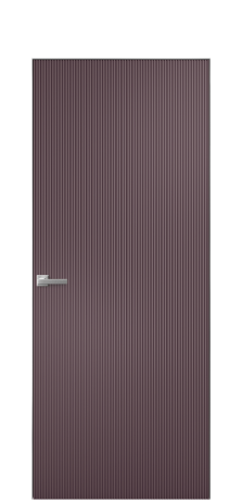 Дверь межкомнатная Breeze 1 Цвет Лиловый Покрытие Эмаль  Наличник Скрытый короб хром Цена 77753