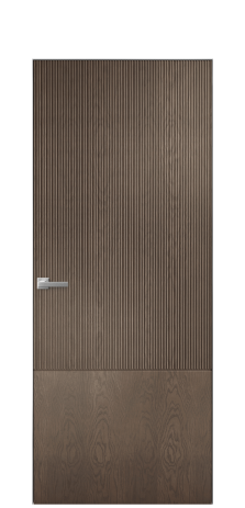 Дверь межкомнатная Breeze 3 Цвет Дуб Марракеш Покрытие Шпон натуральный  Наличник Скрытый короб хром Цена 79510