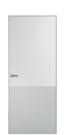 Дверь межкомнатная Breeze 4 Цвет Облачный Покрытие Эмаль  Наличник Скрытый короб хром Цена 75610