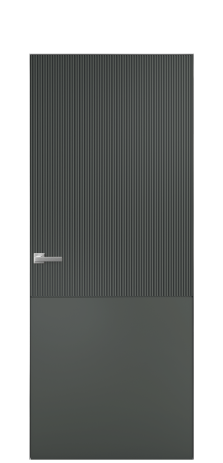Дверь межкомнатная Breeze 5 Цвет Пихтовый Покрытие Эмаль  Наличник Скрытый короб хром Цена 77753