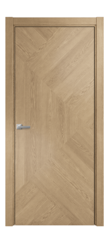 Дверь межкомнатная Unit 08 Цвет Дуб Светлый Покрытие Шпон натуральный  Наличник L 75 Цена 62050