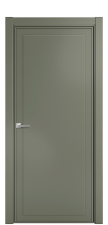 Дверь межкомнатная Line 5 Цвет Зеленый Покрытие Эмаль  Наличник L 75 Цена 51168