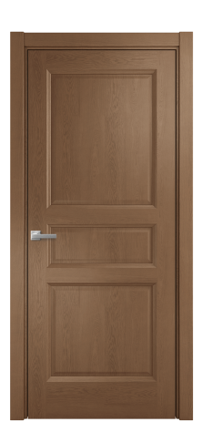 Дверь межкомнатная Неоклассик 4 Цвет Дуб Темный Покрытие Шпон натуральный  Наличник L 75 Цена 48050