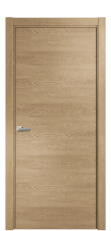 Дверь межкомнатная Порте 39-00 в шпоне Цвет Дуб Кварц Покрытие Шпон натуральный горизонталь Наличник L 75 Цена 44550