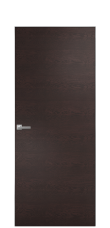 Дверь межкомнатная Порте 39-00 в шпоне Цвет Дуб Имбирь Покрытие Шпон натуральный вертикаль Наличник Скрытый короб хром Цена 42350