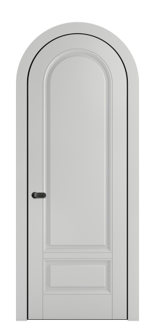 Дверь межкомнатная А-Сиена 2 Цвет Телегрей Покрытие ЭМАЛИ Эмаль Наличник  AP 90 Цена 100073