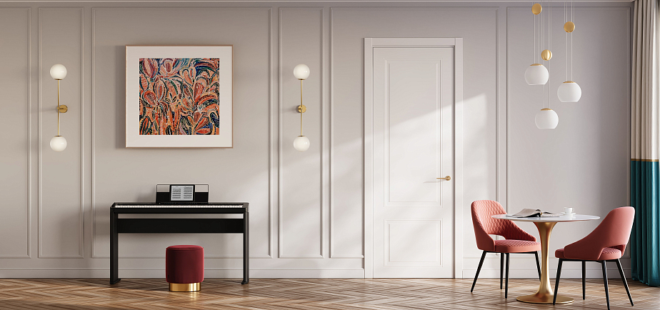 Двери в белом